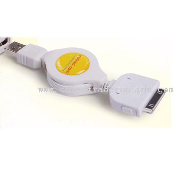 USB 2.0 Compatible Charge and Sync cable for iPod players and iPhone