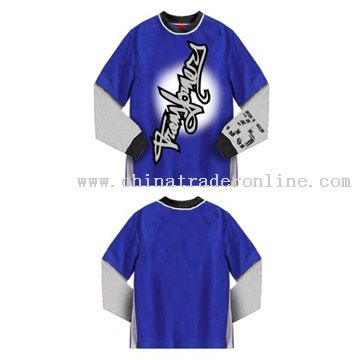 100% cotton jersey T-shirt from China
