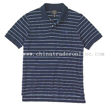 100% cotton pique mens polo shirt from China