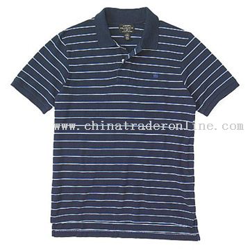 100% cotton pique mens polo shirt