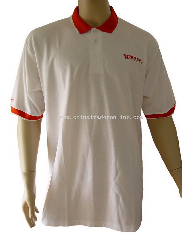 Embroidery polo T-shirt from China