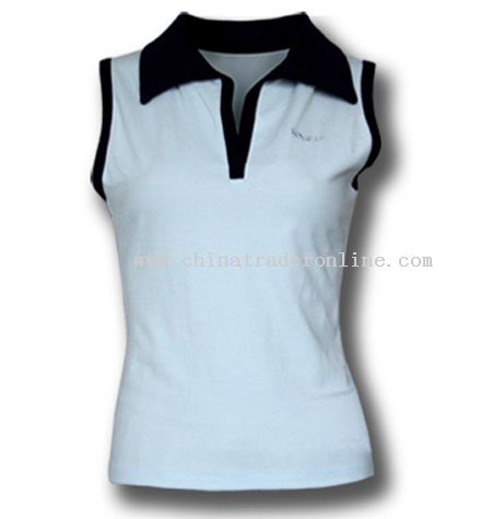 Ladies Sleeveless Polo Shirts