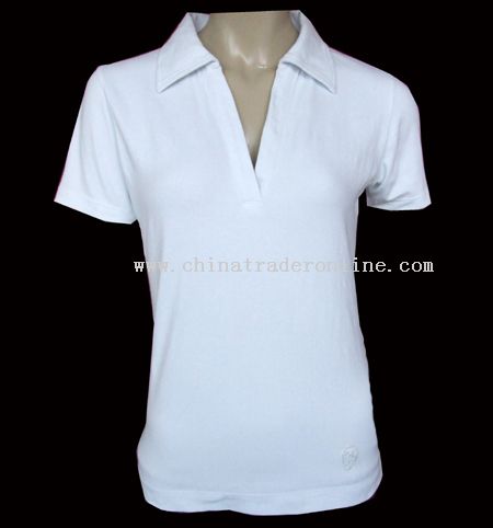 Ladies T-shirt W/Collar