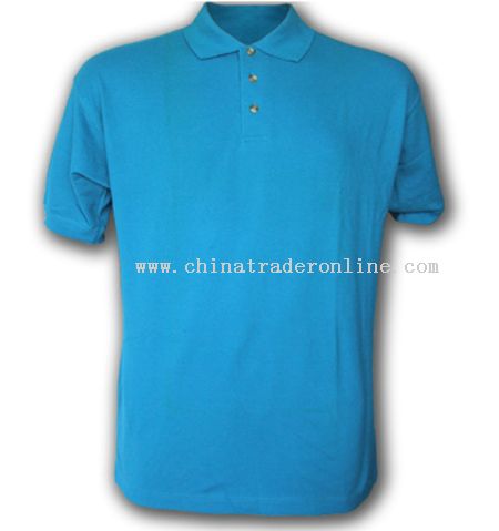 Plain Jersey Knitted Polo Shirt from China