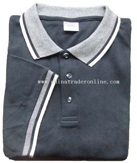 Polo Shirts With Jacquard collar and cuffs