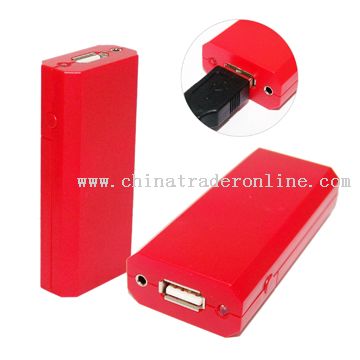 Portable Emergency Mobile Phone Battery Charger with LED Light from China