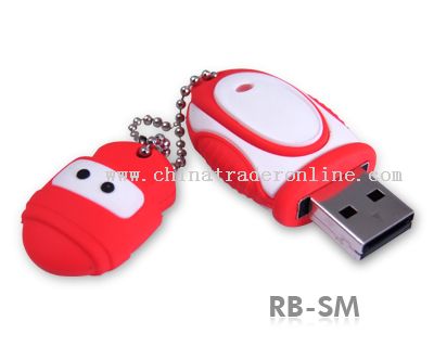 Durable Solid Rubber XMAS USB Flash Drive from China