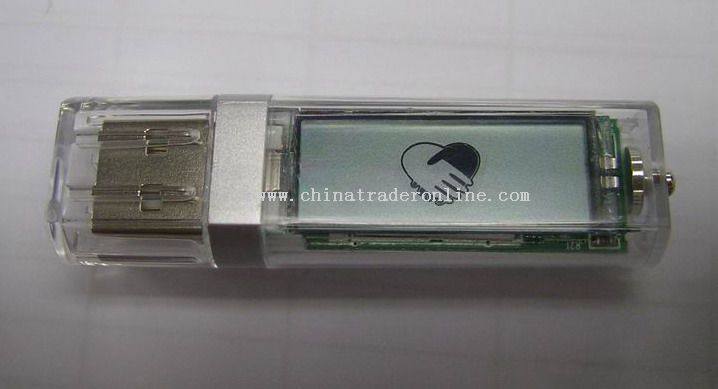 Solar LCD Display USB Flash Disk