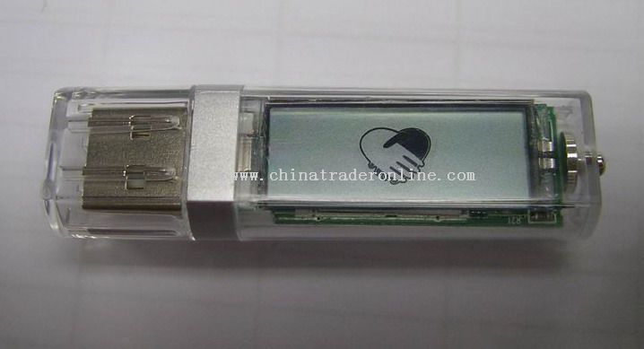 Solar LCD Display USB Flash Disk from China