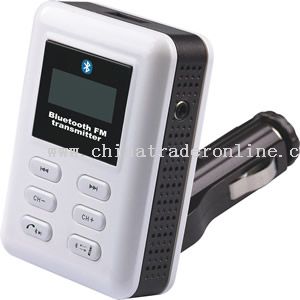 Car MP3 FM transmitter with bluetooth car kit function from China