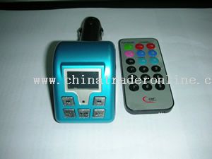 FM transmitter with bluetooth car kit function from China