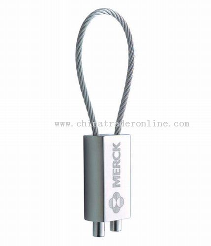 Rectangular Cable Keytag