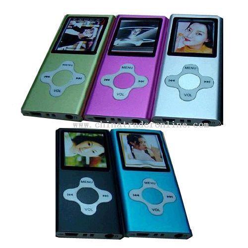 1.8-inch TFT 4G MP4 MP3 2ND+FM+Video Musi+Gift five colors Available