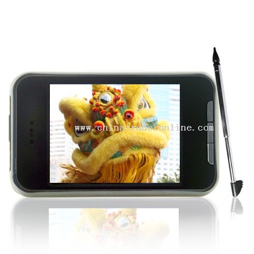 2.8 Inch 1GB 1.3M pixel camera high clear QVGA touch screen MP4 FM record from China