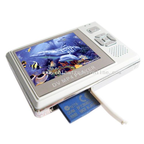 MP5 Player 2.4 inch TFT 1GB Built-in SD/MMC Cam 2.0M Pixel from China