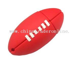 football usb flash drive