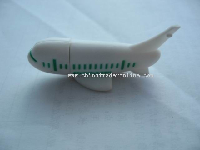 silicone plane shape usb flash drive