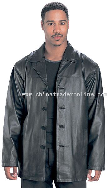 3/4 Length Mens Classic Leather Coats for men from China