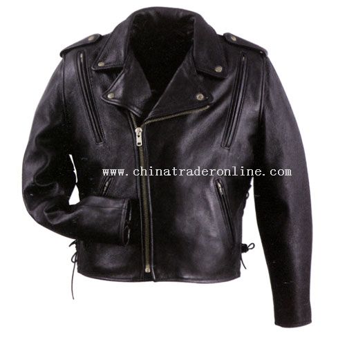 Mens Leather Vented Cool Rider Jacket