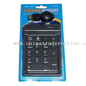 Waterproof flexible Number Pad from China