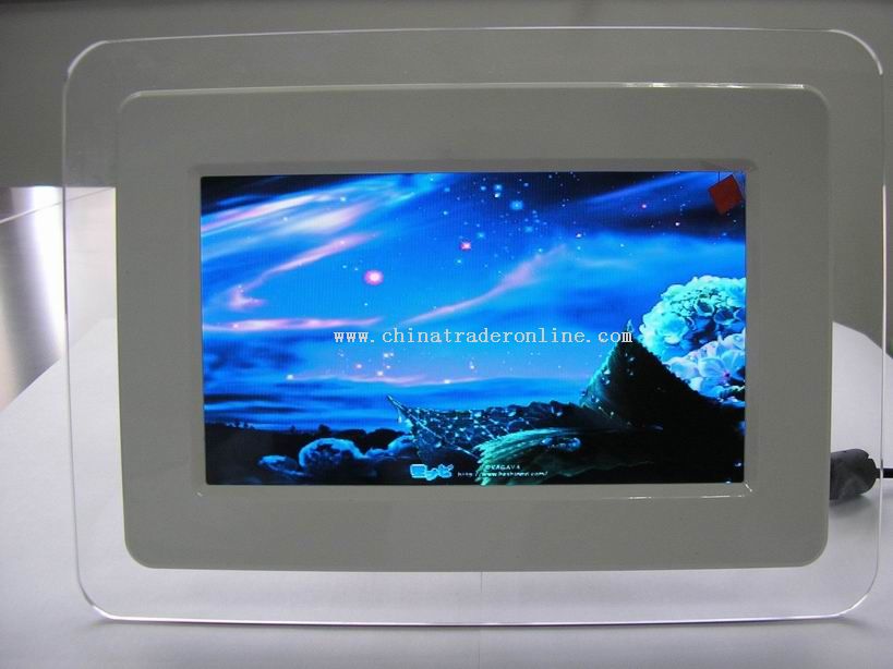 7-inch16:9 size Active Matrix TFT LCD display Digital Photo Frame from China