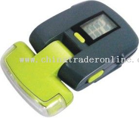 Pedometer with Flashlight