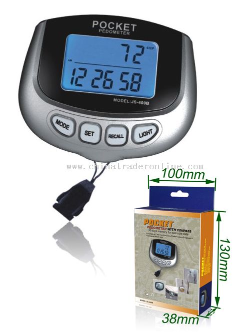 Pocket Pedometer from China