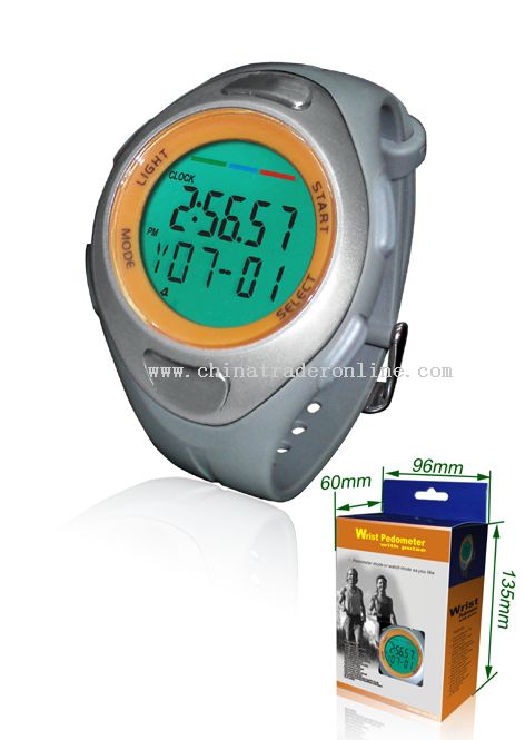 Wrist Pedometer with Pulse