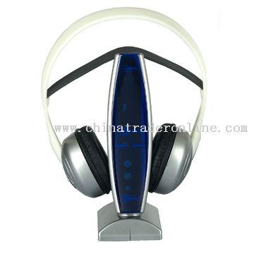 Double frequency wireless headphone