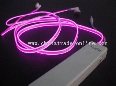 GLOWING EL EARPHONE