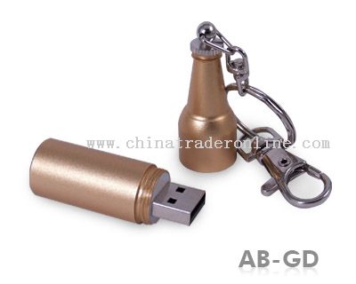 Bottle Shape Keychain USB Flash Drive