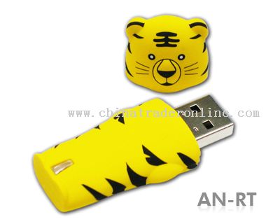 Tiger Shape USB Flash Drive