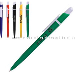 RETRACTABLE PLASTIC BALLPEN