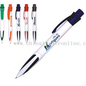 RETRACTABLE PLASTIC BALLPEN