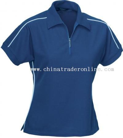 Ladies Sports Piping Polo