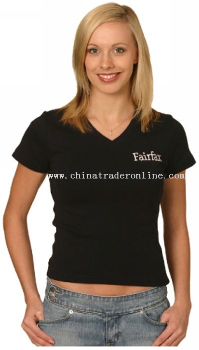 V Neck Promotional T Shirt from China