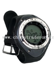 Digital Compass Watch