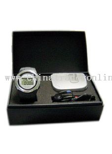 RCC Watch With Radio Pedometer Gift Set