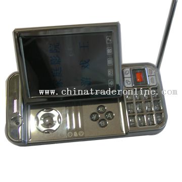 Dual sim card mobile phone with TV