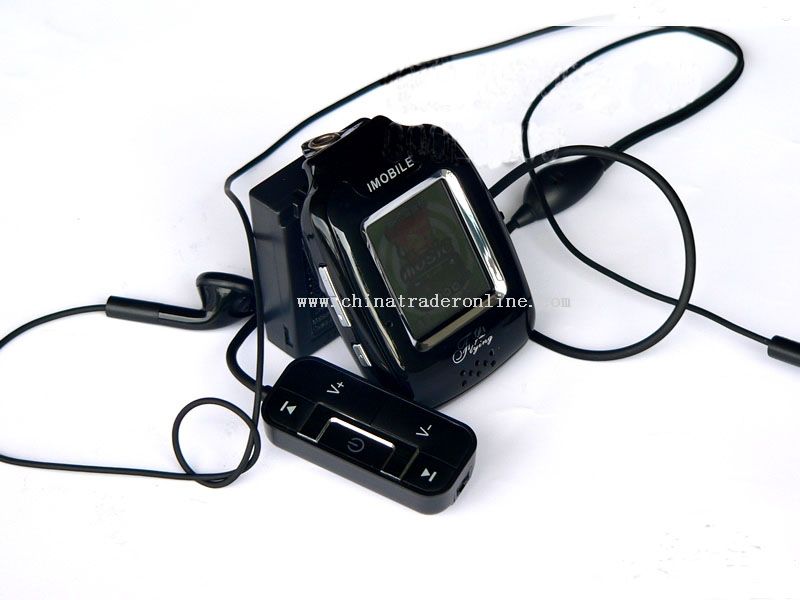 tri-band bluetooth touch screen watch mobile from China