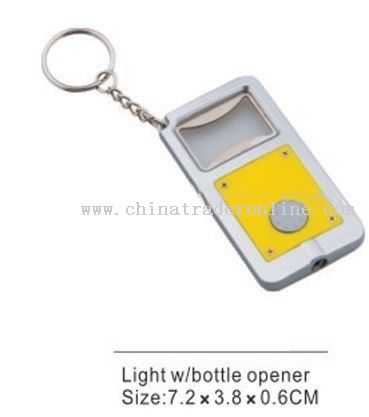 flashlight with bottle opener