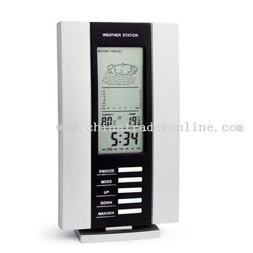 Digital Clock with weather station from China