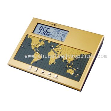 Digital World Time Clock from China