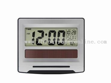 Large screen digital clock with solar power supply from China