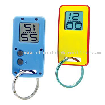 Mini Digital Clock with key ring