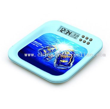 Stationary LCD clock