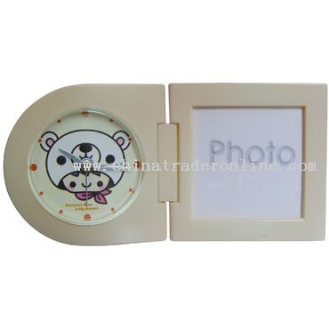 Mini Photo frame Alarm Clock from China