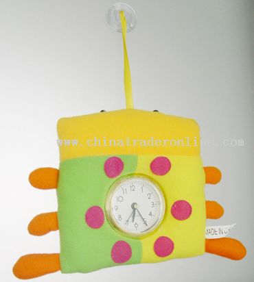 plush clock