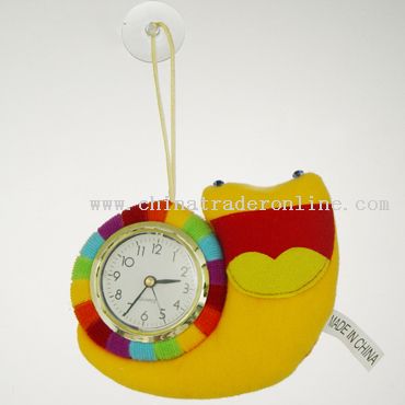 plush clock