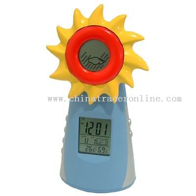 Windmill Clock Radio from China